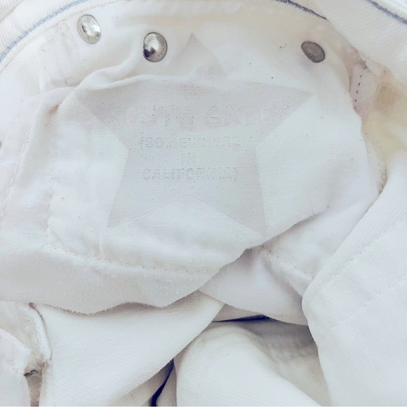 AG Adriano Goldschmied Ballad Slim Boot White Jeans Size 27R Made USA Casual EUC - Picture 12 of 13